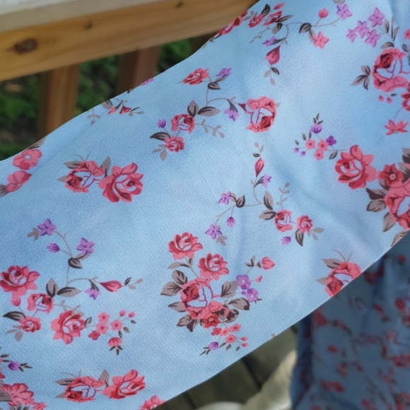 1LEFT!⚡SALE ⚡BABYBLUES FLORAL BOHO DRESS  M-XL - Picture 3 of 11